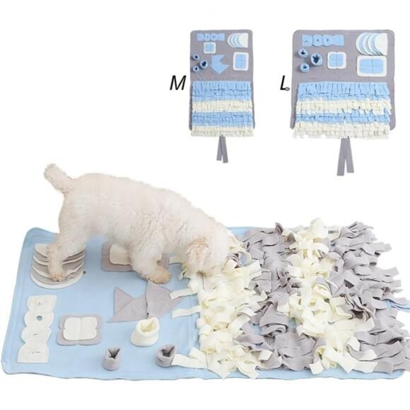 Snuffle Mat for Dogs, M Size 23.6" x 39.4" for Small/Medium Breed Dogs, Non-Slip - Picture 1 of 7